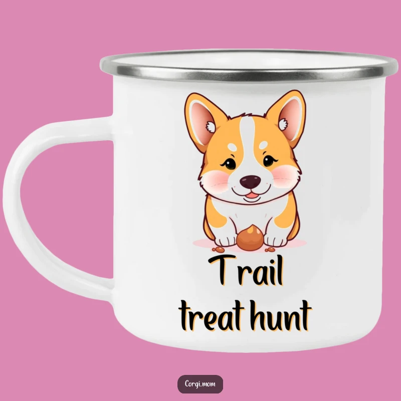 Funny Corgi Treat Camping Mug - Adventure Snack Fuel