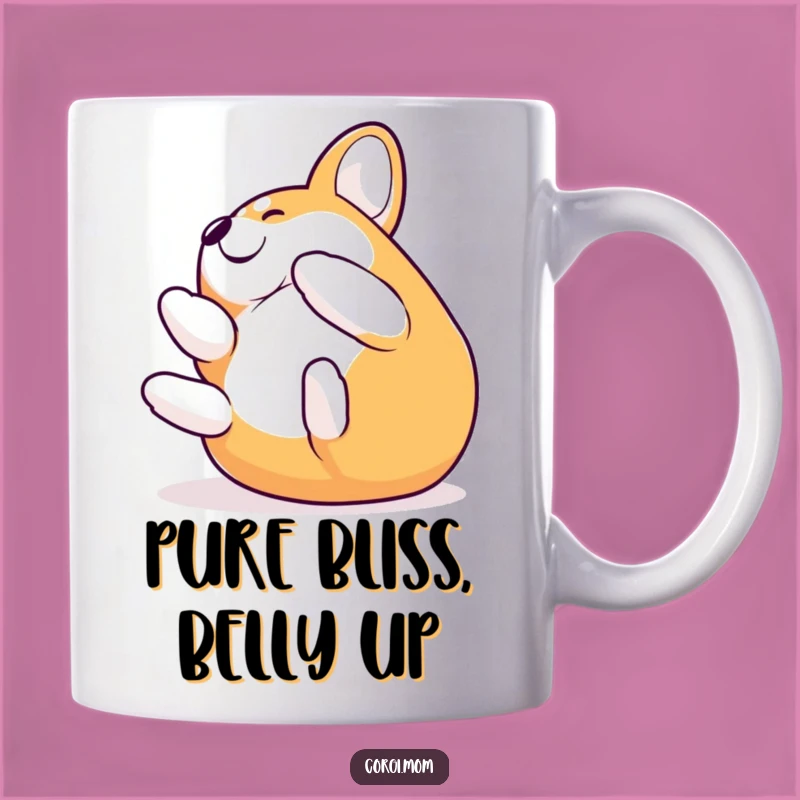 Funny Corgi Rolling Delight Mug: The Ultimate Happy Dog Lover's Gift