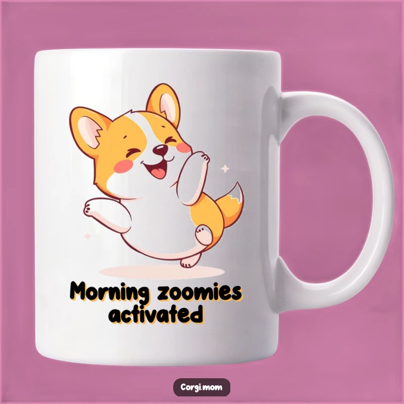 Funny Kawaii Corgi Tumble Mug - Joyful Pup Gift