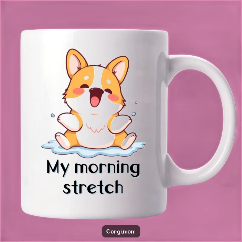 Funny Kawaii Corgi Sploot Mug - Adorable Dog Lover Gift for Corgi Owners