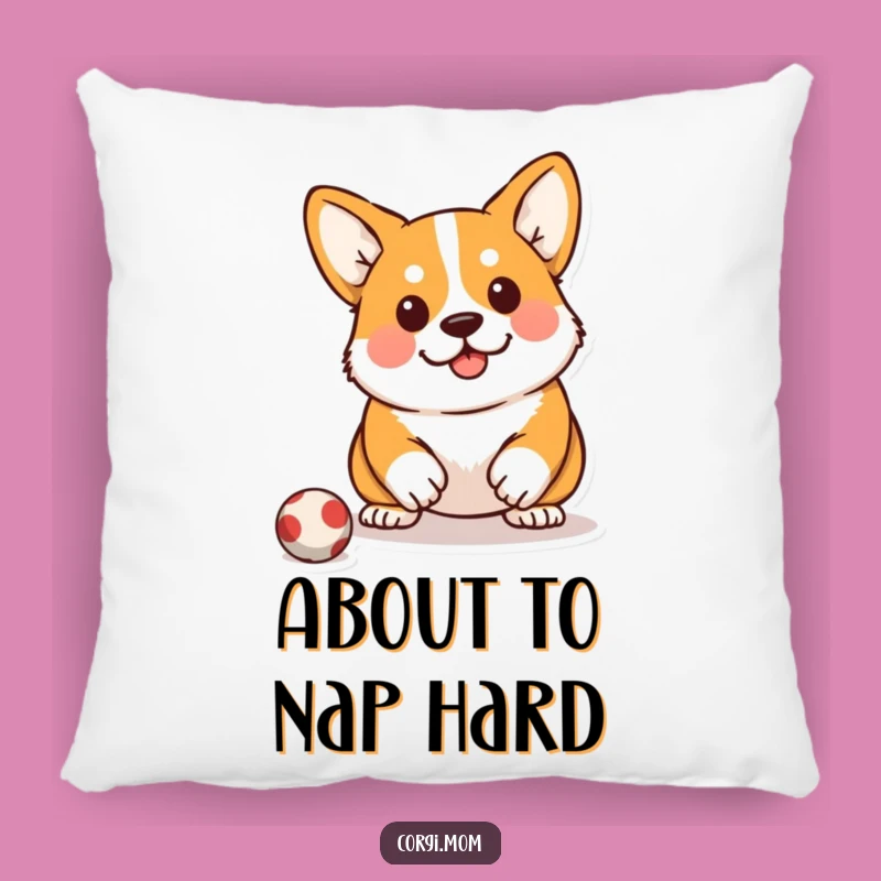 Funny Kawaii Corgi Pillow: Pounce Ready Playtime Comfort