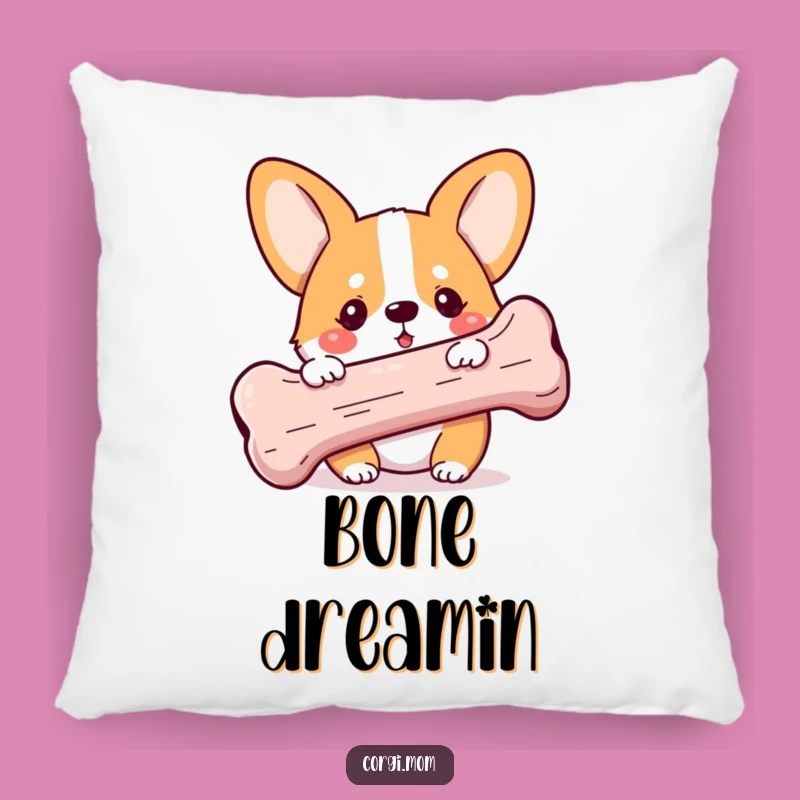 Funny Kawaii Corgi Pillow - Giant Bone Comfort - Adorable Gift
