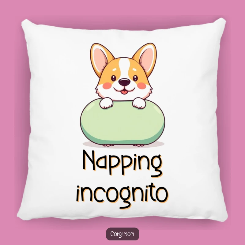 Funny Kawaii Corgi Toy Pillow, Comfy & Mischievous