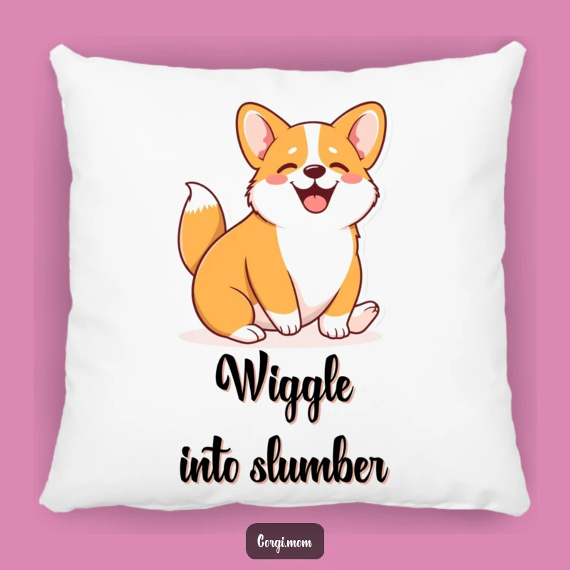 Cute Kawaii Corgi Joy Pillow: Soft & Funny Comfort
