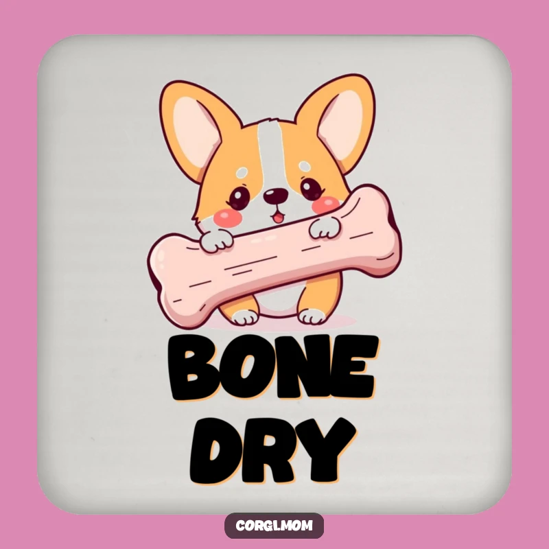 Funny Kawaii Corgi Coaster - Protect Surfaces with Playful Corgi Art