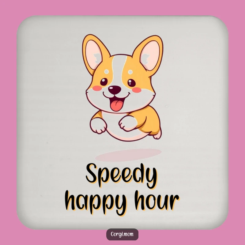 Funny Kawaii Corgi Coaster: Protect Surfaces with Short Legs Gift