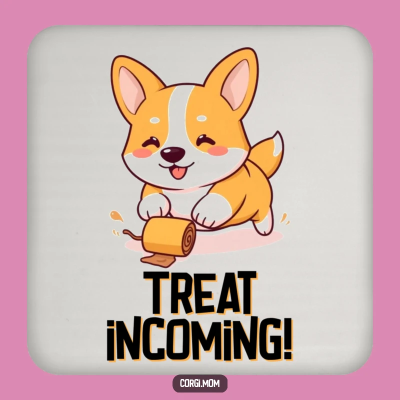 Funny Kawaii Corgi Coaster - Stubby Legs Treat Chase Protection Gift