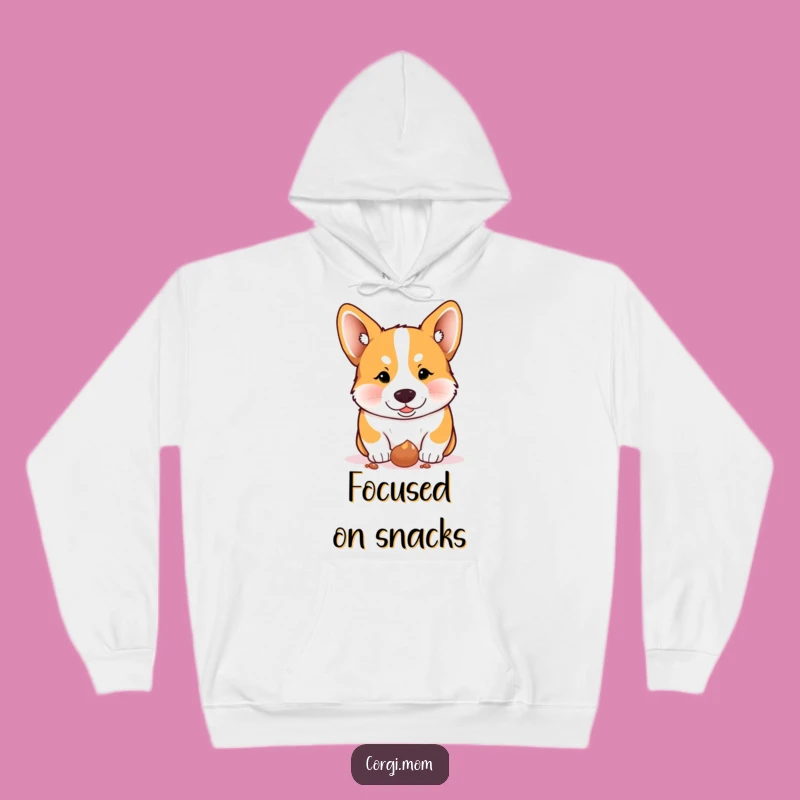 Cozy Funny Corgi Treat Hoodie - Ultimate Snack Obsession Gift