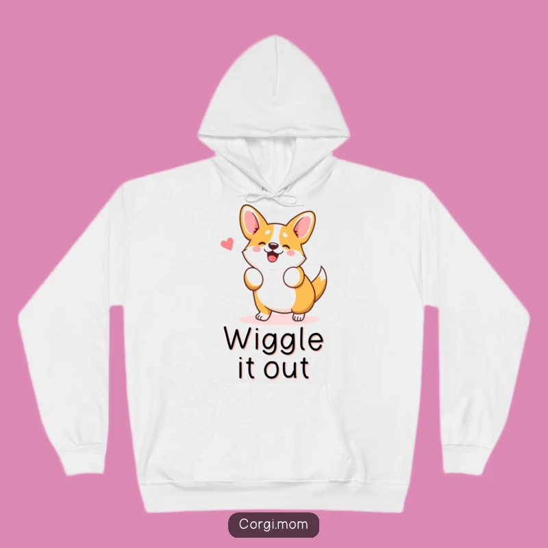 Cozy Funny Kawaii Corgi Dance Hoodie: Wiggle Comfort Gift