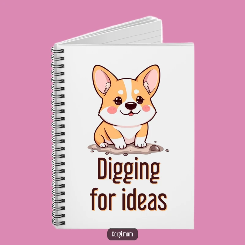 Funny Determined Corgi Notebook: Jot Down Goals with Hilarious Digs!