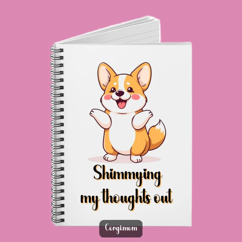 Funny Kawaii Corgi Shimmy Notebook: Jot Down Ideas with Cute Dog Fun