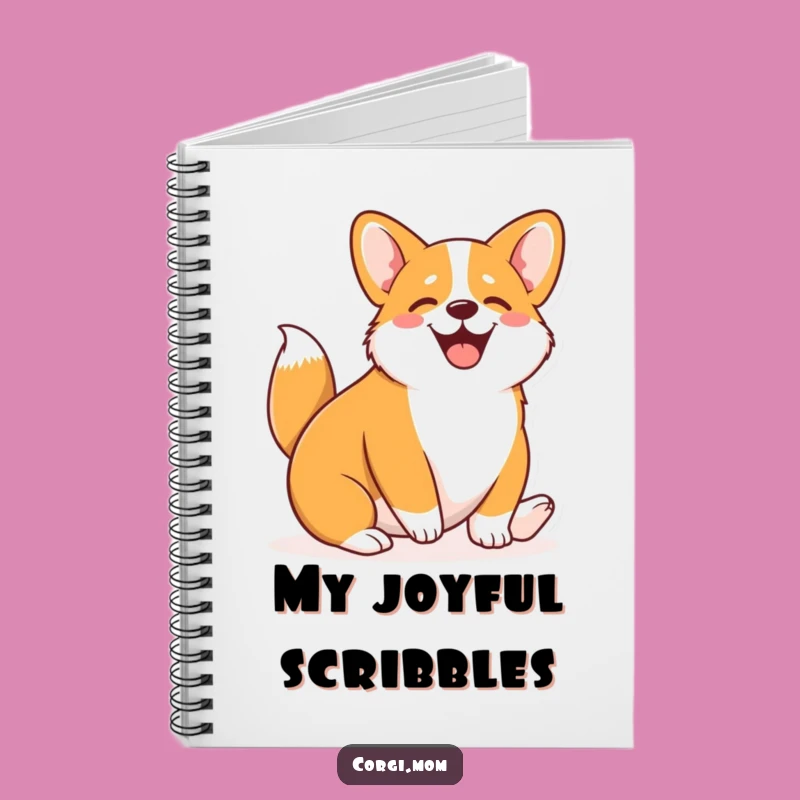 Funny Kawaii Corgi Wiggle Notebook: Jot Down Joyful Ideas