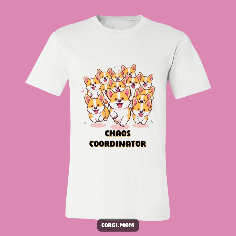 Funny Kawaii Corgi Pack T-Shirt - Hilarious Dog Lover Apparel