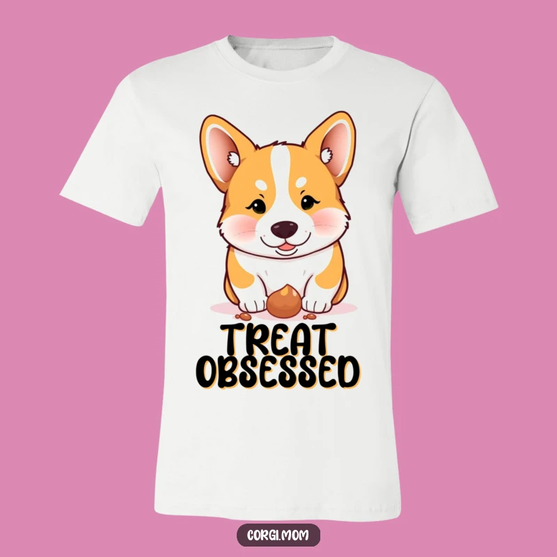 Funny Corgi Treat T-Shirt - Obsessed Dog Humor Gift