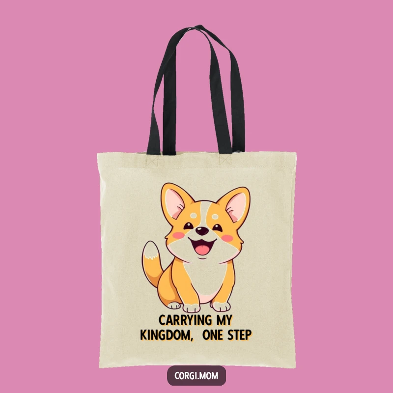 Funny Corgi Tote Bag: Hilarious Shopping Bag for Dog Lovers