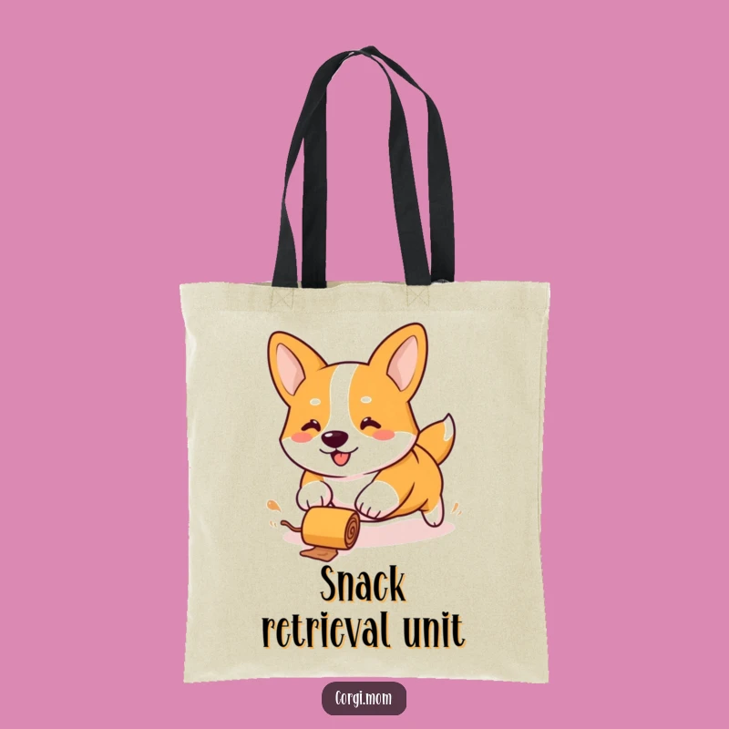 Funny Kawaii Corgi Treat Bag - Stubby Legs Shopping Tote Gift